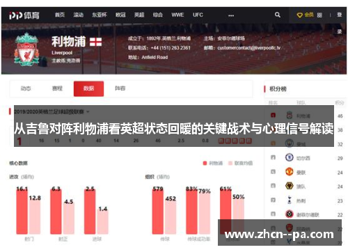 从吉鲁对阵利物浦看英超状态回暖的关键战术与心理信号解读 从吉鲁对阵利物浦看英超状态回暖的关键战术与心理信号解读